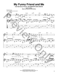 My Funny Friend and Me Guitar and Fretted sheet music cover